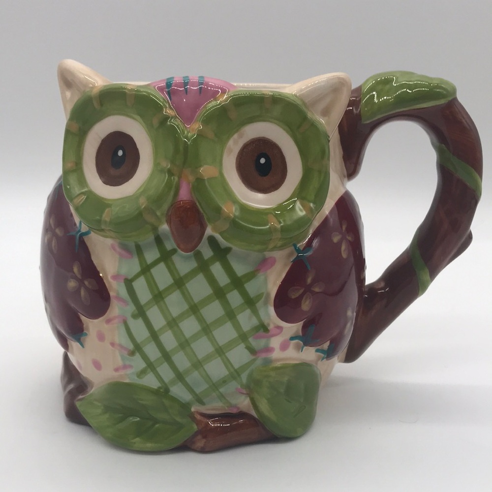 Pier 1 Ollie The Owl Coffee Mug